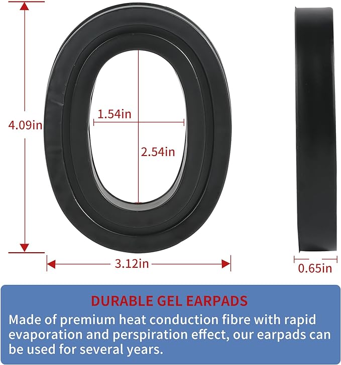 Gel Ear Pads for 3M WorkTunes Connect Hearing Protector - Image 2