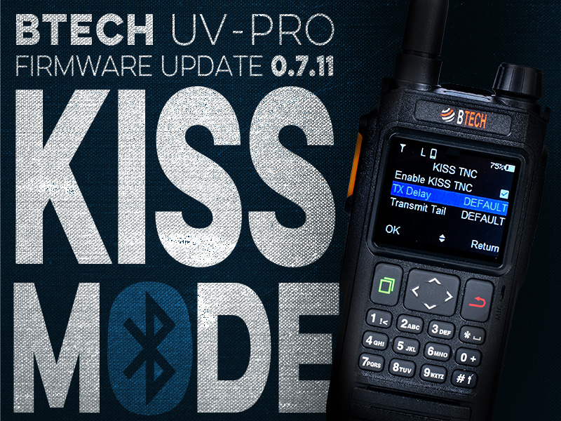 Bluetooth KISS TNC Update