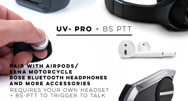 UV-PRO true bluetooth pairing