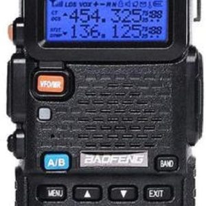 Baofeng UV-5R Two Way Radio Dual Band 144-148/420-450Mhz Walkie Talkie 1800mAh Li-ion Battery(Black)