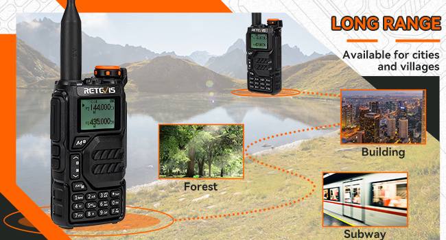  dual band ham radio waterproof walkie talkies long range