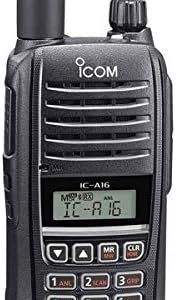 Icom IC-A16B (Bluetooth) VHF Air Band Handheld Transceiver Radio