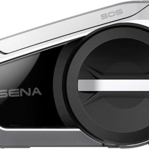 Sena 50S Motorcycle Jog Dial Communication Bluetooth Headset w/Sound by Harman Kardon Integrated Mesh Intercom System Premium Microphone & Speakers, Dual Pack
