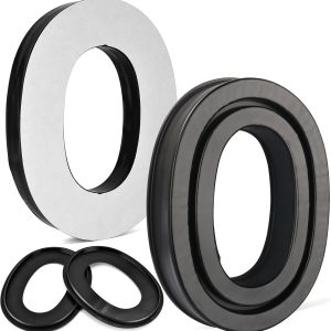 3M WorkTunes Ear Pads - Silicone Gel Instant chill Replacement Earpads Compatible with 3M WorkTunes Peltor Tactical 100/300/500 Ear Cushion Rangeguard 3M Peltor Shotgunner II Pro Tac Com Tac Earmuffs