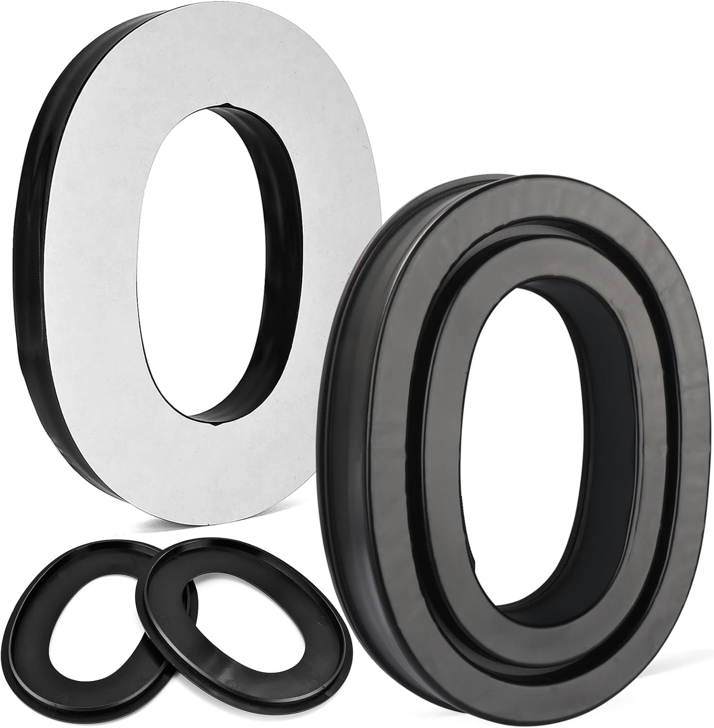 3M WorkTunes Ear Pads - Silicone Gel Instant chill Replacement Earpads Compatible with 3M WorkTunes Peltor Tactical 100/300/500 Ear Cushion Rangeguard 3M Peltor Shotgunner II Pro Tac Com Tac Earmuffs