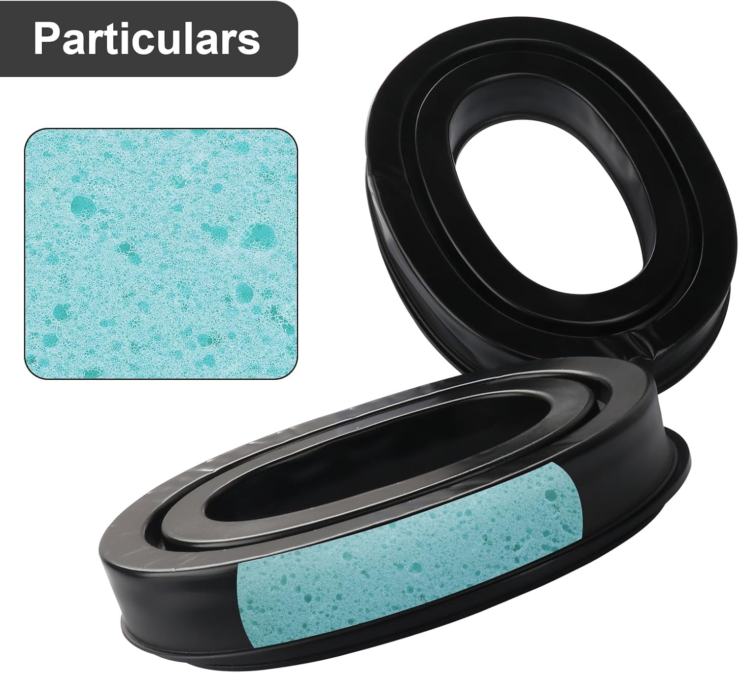 3M WorkTunes Ear Pads - Silicone Gel Instant chill Replacement Earpads Compatible with 3M WorkTunes Peltor Tactical 100/300/500 Ear Cushion Rangeguard 3M Peltor Shotgunner II Pro Tac Com Tac Earmuffs - Image 5