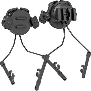 Tactical Helmet ARC Rail Adapter Suspension Headphones Bracket Tactical Helmet Headset Bracket for Tactical Pickup Headset