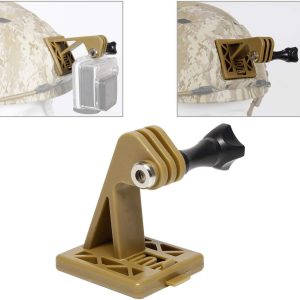 Tactical Helmet Excavator Mounts for GoPro Bracket Helmet or NVG Helmet Base