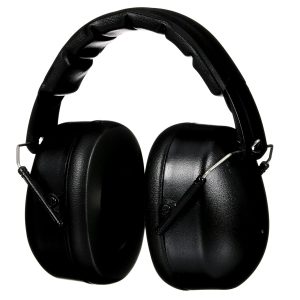 3M Folding Earmuff, Noise Reduction Rating (NRR) 25 dB, Adjustable Ear Muffs, Padded Headband For Comfort, Flexible & Adjustable Headband, Black, One Size Fits Most (90563H1-DC)