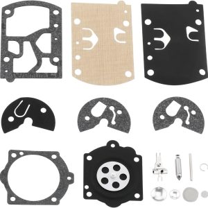 1 Set Lawn Mower Carb Rebuild Kit Compatible with Walbro WB37 K10-WB WB-2 WB-3 WB-5 WB-26 Compatible with Paramotor Compatible with Husqvarna