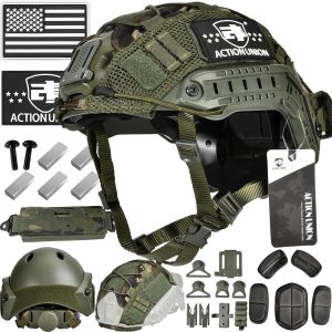 ACTIONUNION Airsoft Helmet Pro Set PJ Type Tactical Paintball Helmet