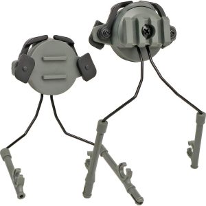 ACTIONUNION Airsoft Tactical Fast Helmet Rotatable Arc Rail Headset Adapter Kit