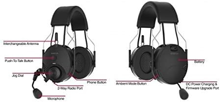Sena Tufftalk Hard Hat Mount Earmuff with Long-Range Bluetooth Communication - Image 7