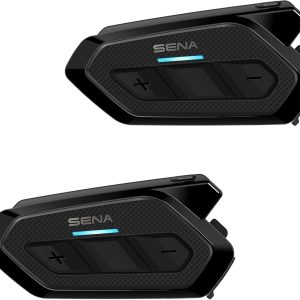 Sena Spider RT1 Low Profile Motorcycle Mesh Communication System, Dual Pack